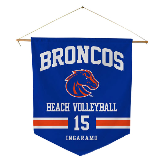 Boise State - NCAA Beach Volleyball : Luna Ingaramo - Pennant - 18" x 21"-0