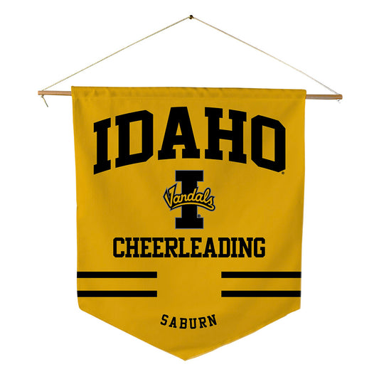 Idaho - NCAA Cheerleading : Mckenzie Saburn - Pennant - 18" x 21"-0