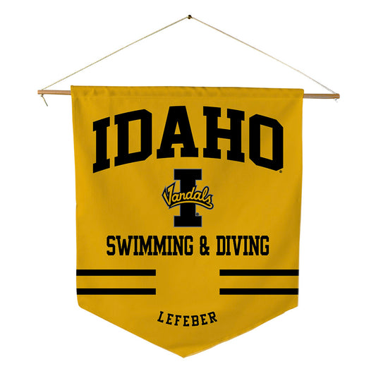 Idaho - NCAA Women's Swimming & Diving : Sienna Lefeber - Pennant - 18" x 21"-0