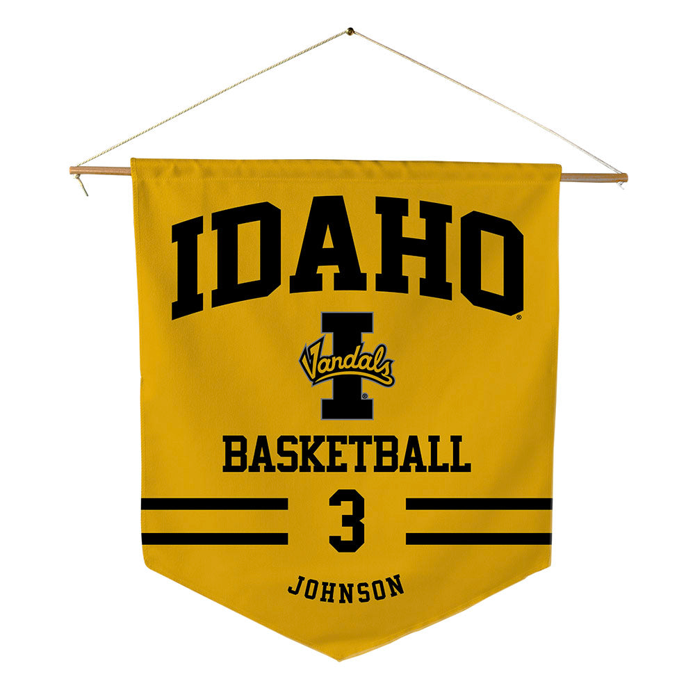 Idaho - NCAA Men's Basketball : Biko Johnson - Pennant - 18" x 21"-0