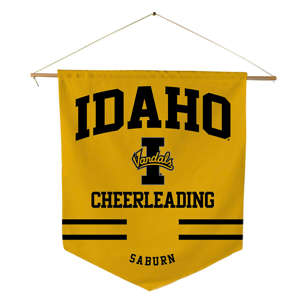 Idaho - NCAA Cheerleading : Mckenzie Saburn - Pennant - 18" x 21"-0