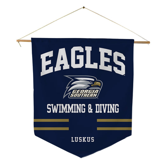 Georgia Southern - NCAA Women's Swimming & Diving : Sarah Luskus - Pennant - 18" x 21"-0