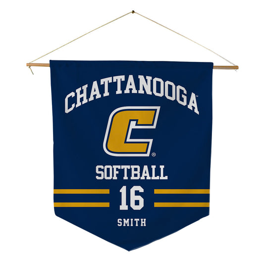 UTC - NCAA Softball : Kelsey Smith - Pennant - 18" x 21"-0