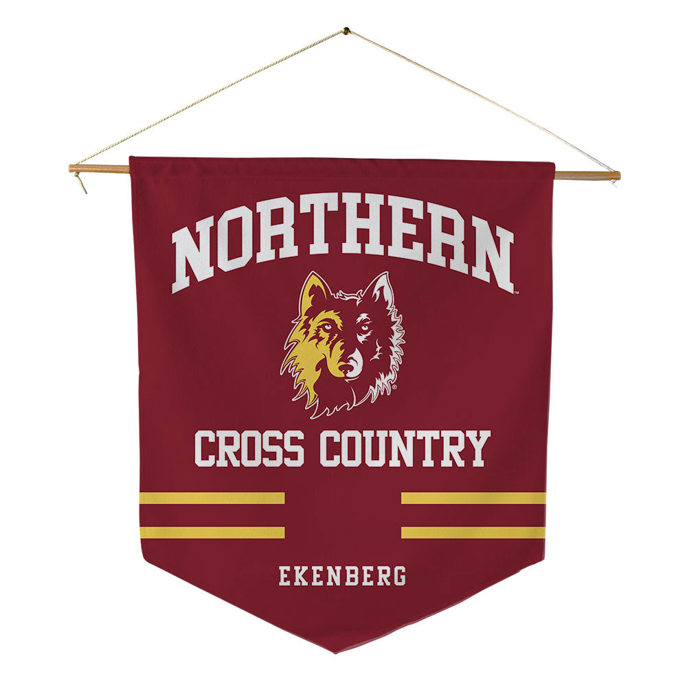 NSU - NCAA Women's Cross Country : Breck Ekenberg - Pennant - 18" x 21"-0