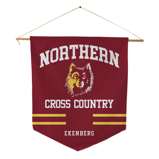 NSU - NCAA Women's Cross Country : Breck Ekenberg - Pennant - 18" x 21"-0