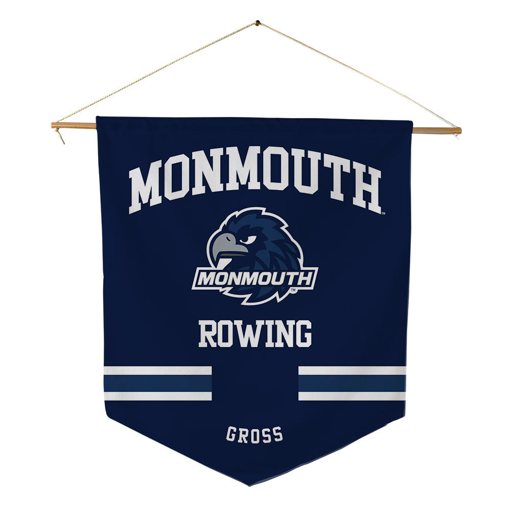 Monmouth - NCAA Women's Rowing : Molly Gross - Pennant - 18" x 21"-0