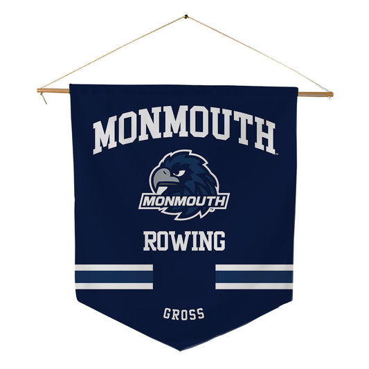 Monmouth - NCAA Women's Rowing : Molly Gross - Pennant - 18" x 21"-0