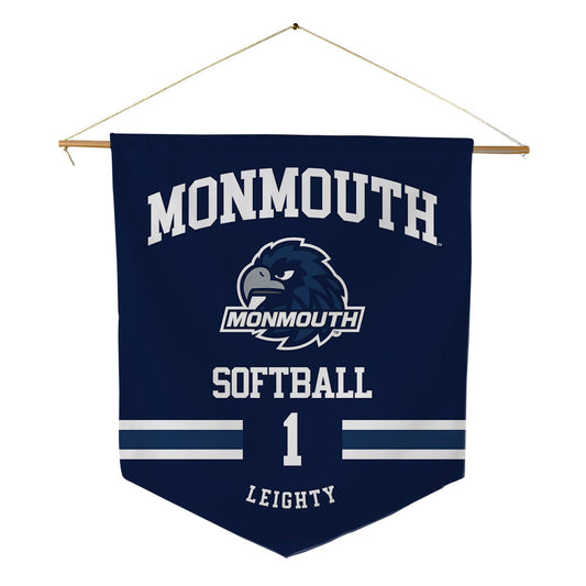 Monmouth - NCAA Softball : Bronwynn Leighty - Pennant - 18" x 21"-0