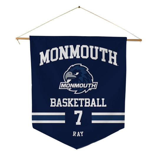Monmouth - NCAA Men's Basketball : Justin Ray - Pennant - 18" x 21"-0