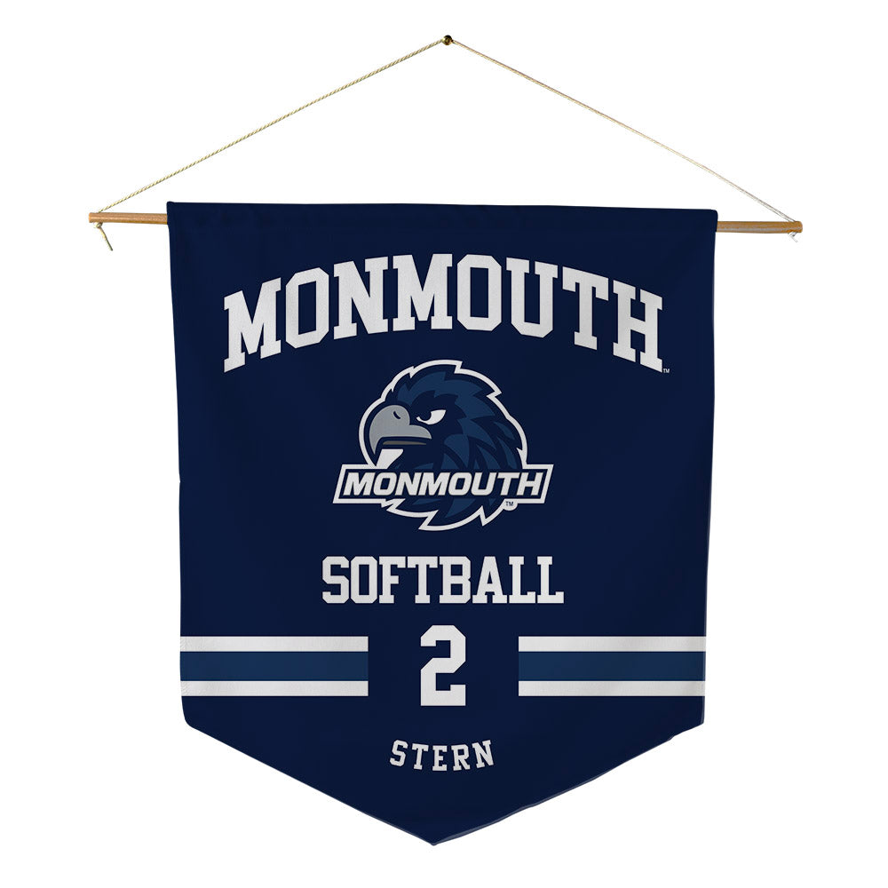 Monmouth - NCAA Softball : Gianna Stern - Pennant - 18" x 21"-0