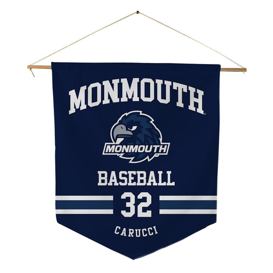 Monmouth - NCAA Baseball : Joseph Carucci - Pennant - 18" x 21"-0