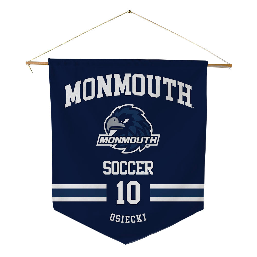 Monmouth - NCAA Men's Soccer : Patrick Osiecki - Pennant - 18" x 21"-0