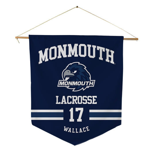 Monmouth - NCAA Men's Lacrosse : Ryan Wallace - Pennant - 18" x 21"-0