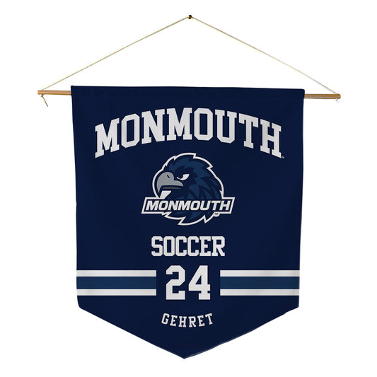 Monmouth - NCAA Women's Soccer : Loren Gehret - Pennant - 18" x 21"-0