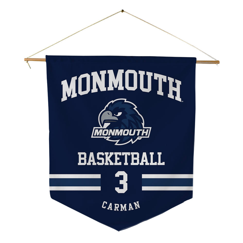 Monmouth - NCAA Women's Basketball : Tessa Carman - Pennant - 18" x 21"-0