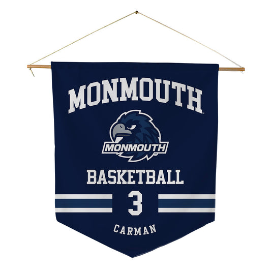 Monmouth - NCAA Women's Basketball : Tessa Carman - Pennant - 18" x 21"-0
