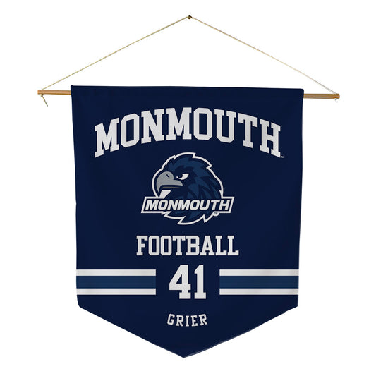 Monmouth - NCAA Football : Isaiah Grier - Pennant - 18" x 21"-0