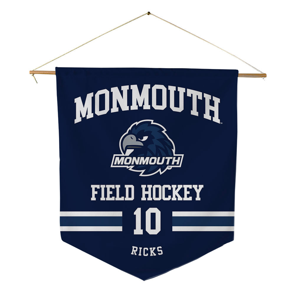 Monmouth - NCAA Women's Field Hockey : Elisabeth Ricks - Pennant - 18" x 21"-0