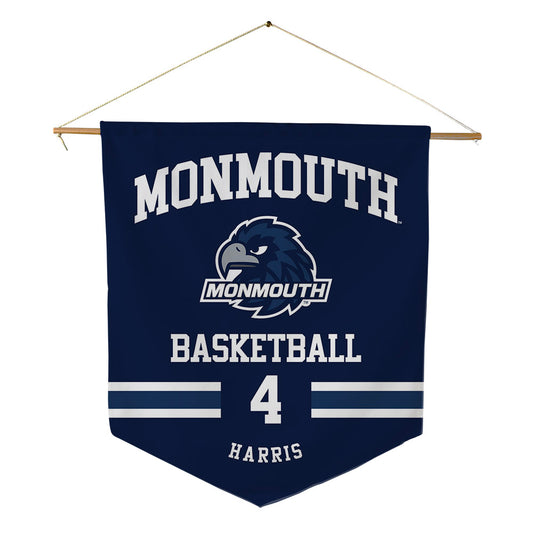 Monmouth - NCAA Men's Basketball : Jebron Harris - Pennant - 18" x 21"-0