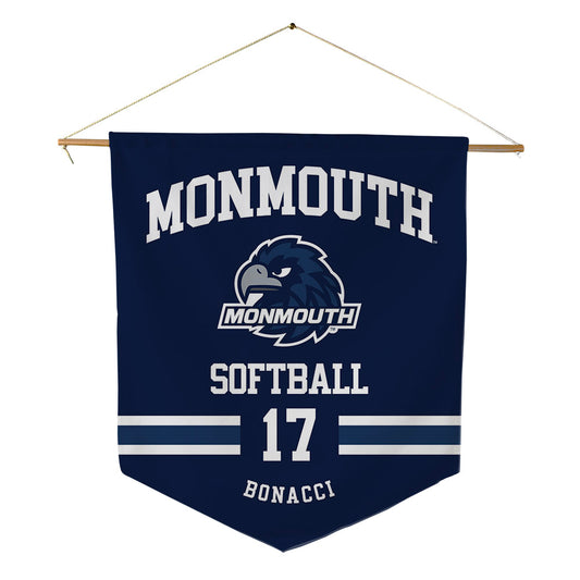 Monmouth - NCAA Softball : Isabella Bonacci - Pennant - 18" x 21"-0