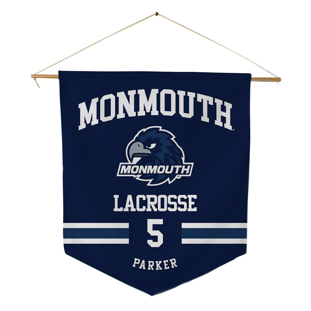 Monmouth - NCAA Men's Lacrosse : Landon Parker - Pennant - 18" x 21"-0