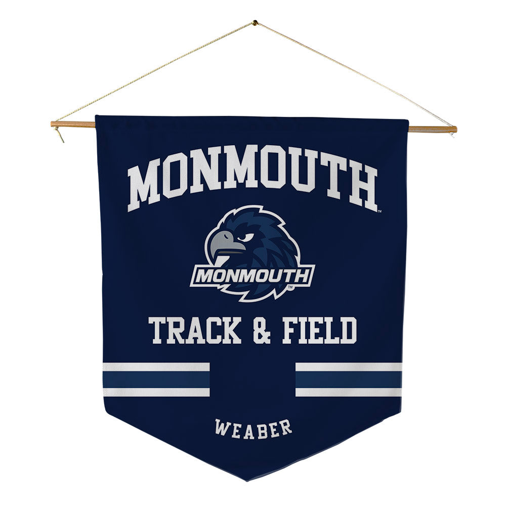 Monmouth - NCAA Men's Track & Field : Landen Weaber - Pennant - 18" x 21"-0