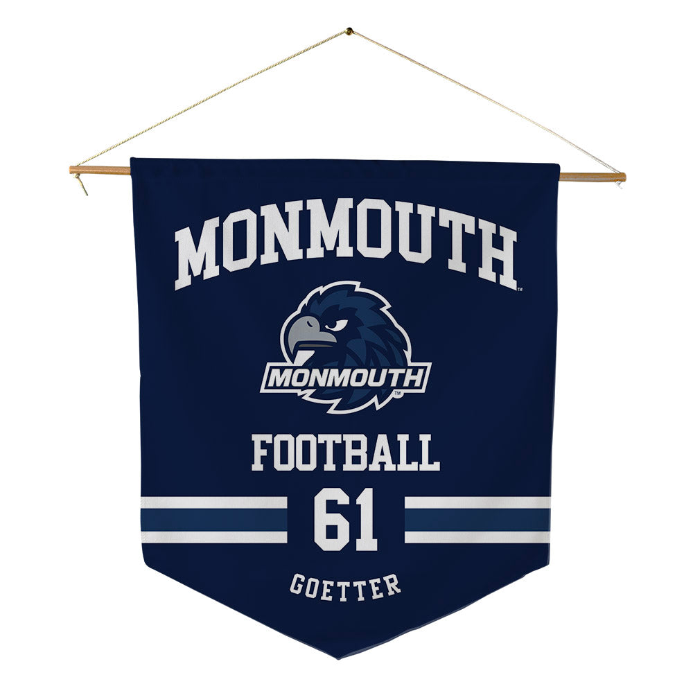 Monmouth - NCAA Football : Collin Goetter - Pennant - 18" x 21"-0