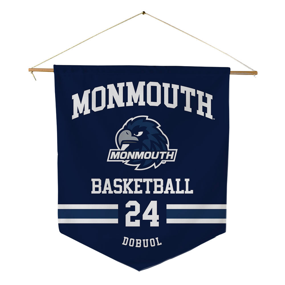 Monmouth - NCAA Men's Basketball : Jinup Dobuol - Pennant - 18" x 21"-0
