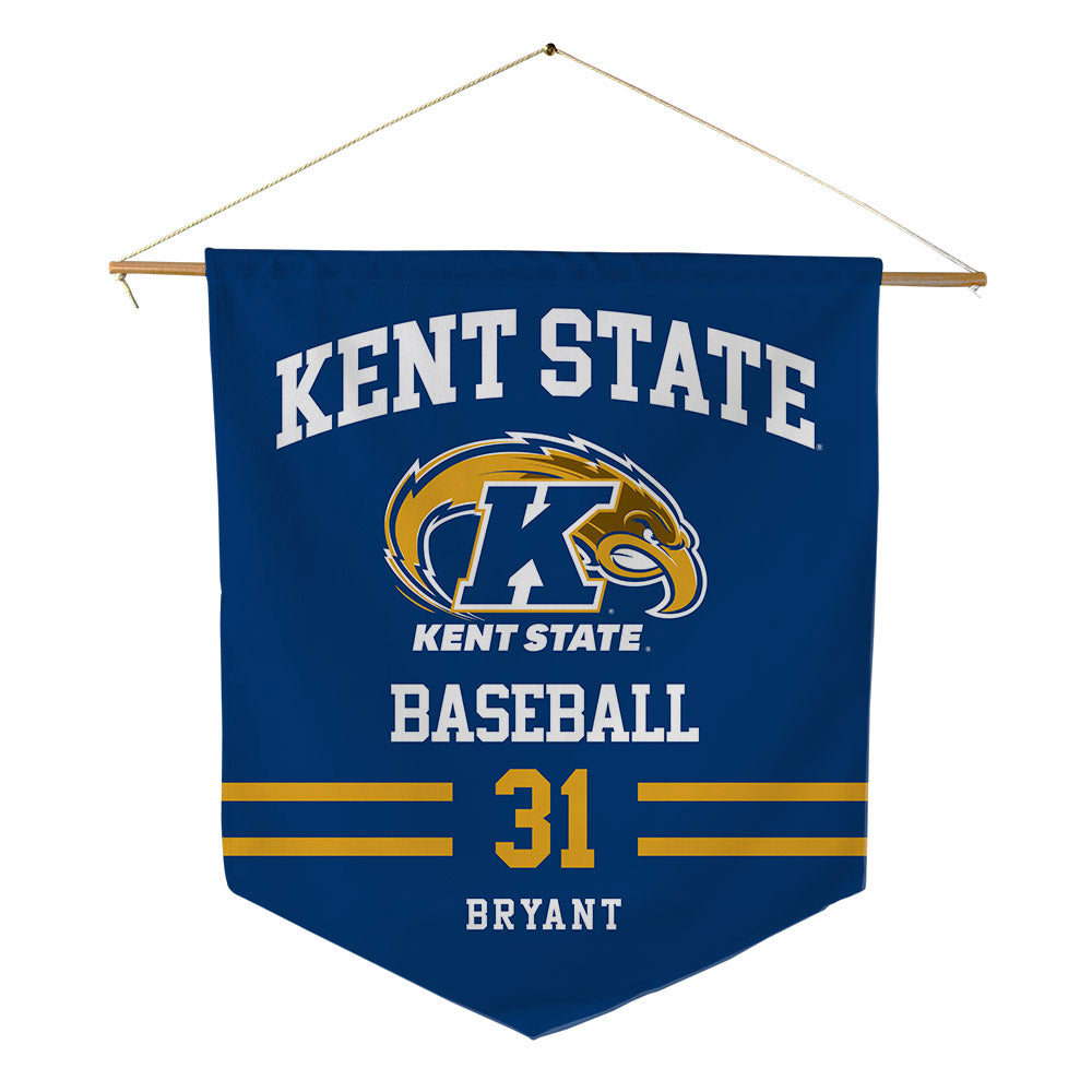 Kent State - NCAA Baseball : Eli Bryant - Pennant - 18" x 21"-0