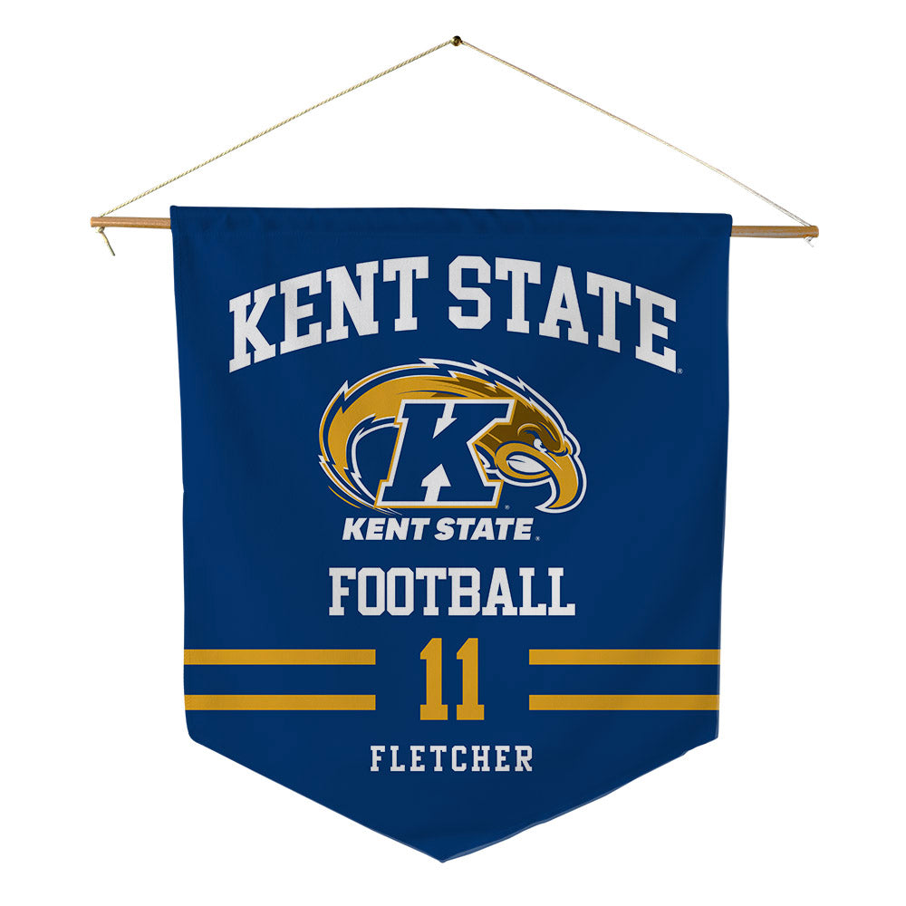 Kent State - NCAA Football : ZyAire Fletcher - Pennant - 18" x 21"-0