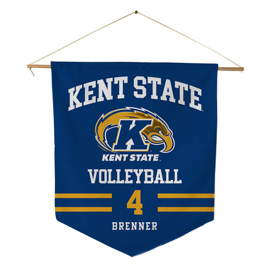Kent State - NCAA Women's Volleyball : Hailey Brenner - Pennant - 18" x 21"-0