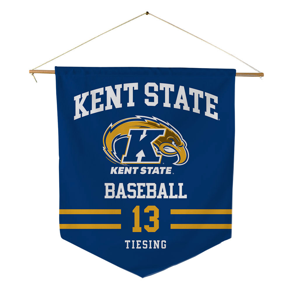 Kent State - NCAA Baseball : Landon Tiesing - Pennant - 18" x 21"-0