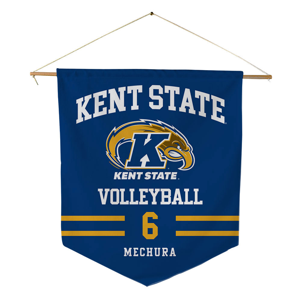 Kent State - NCAA Women's Volleyball : Liliana Mechura - Pennant - 18" x 21"-0