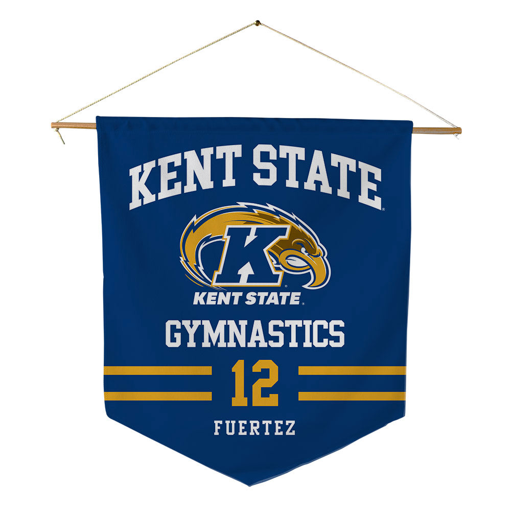 Kent State - NCAA Women's Gymnastics : Dani Chanelle Fuertez - Pennant - 18" x 21"-0