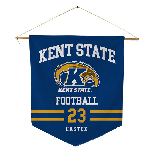 Kent State - NCAA Football : Ezekiel Castex - Pennant - 18" x 21"-0