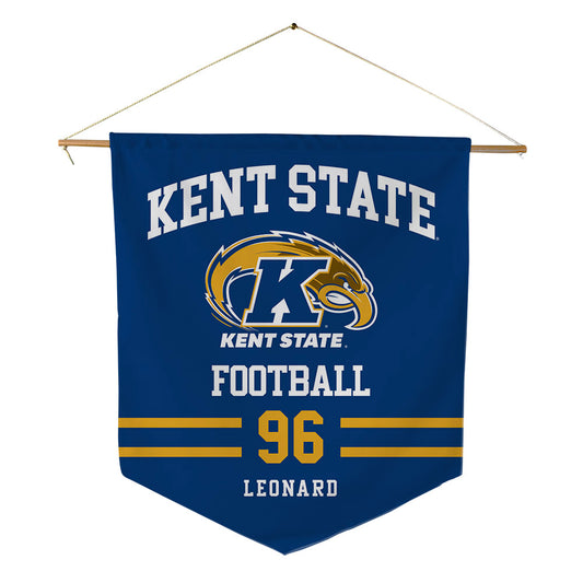 Kent State - NCAA Football : Sean Leonard - Pennant - 18" x 21"-0