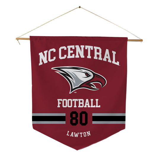 NCCU - NCAA Football : Gerald Lawton - Pennant - 18" x 21"-0