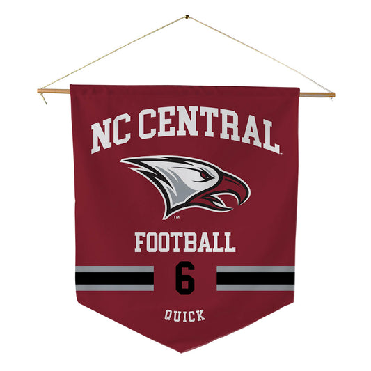NCCU - NCAA Football : Markell Quick - Pennant - 18" x 21"-0