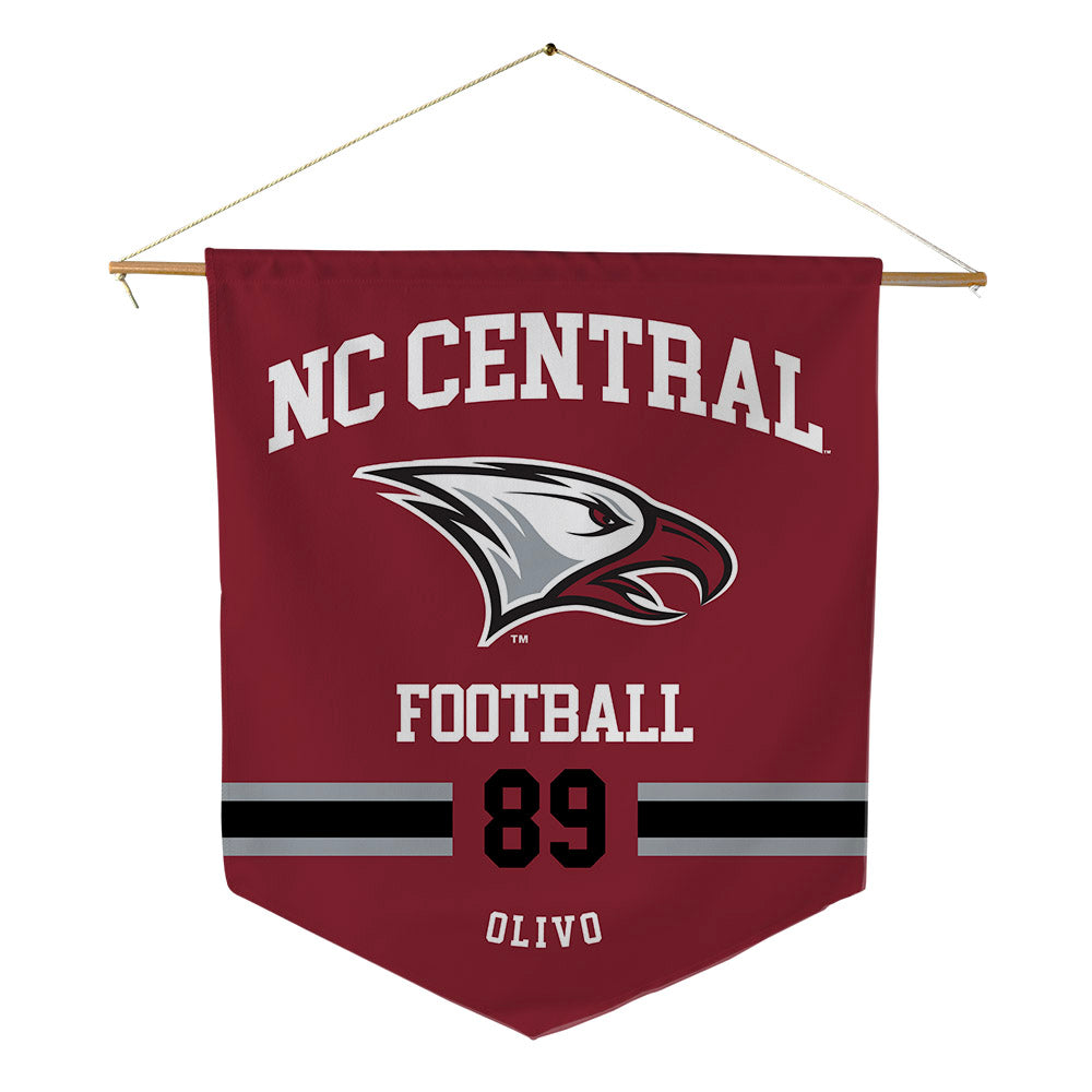 NCCU - NCAA Football : Adrian Olivo - Pennant - 18" x 21"-0