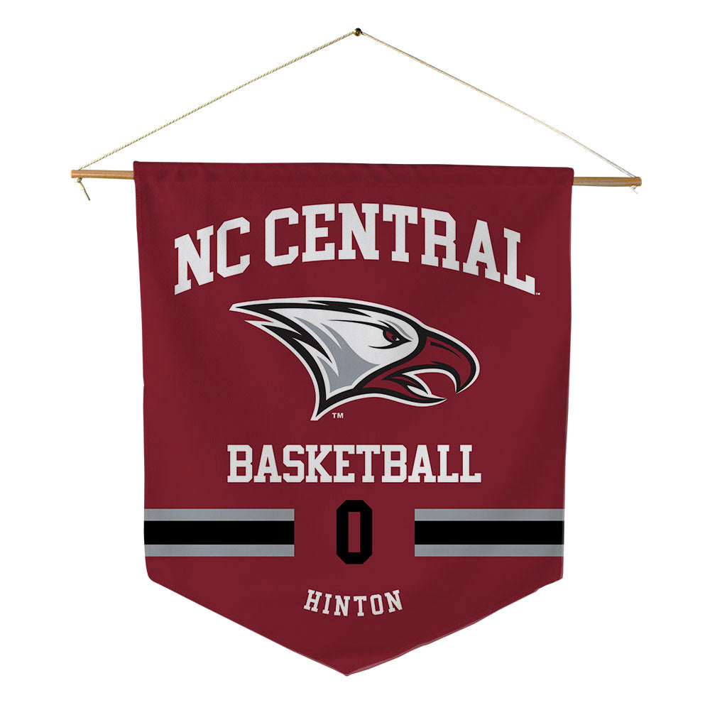 NCCU - NCAA Women's Basketball : Aysia Hinton - Pennant - 18" x 21"-0