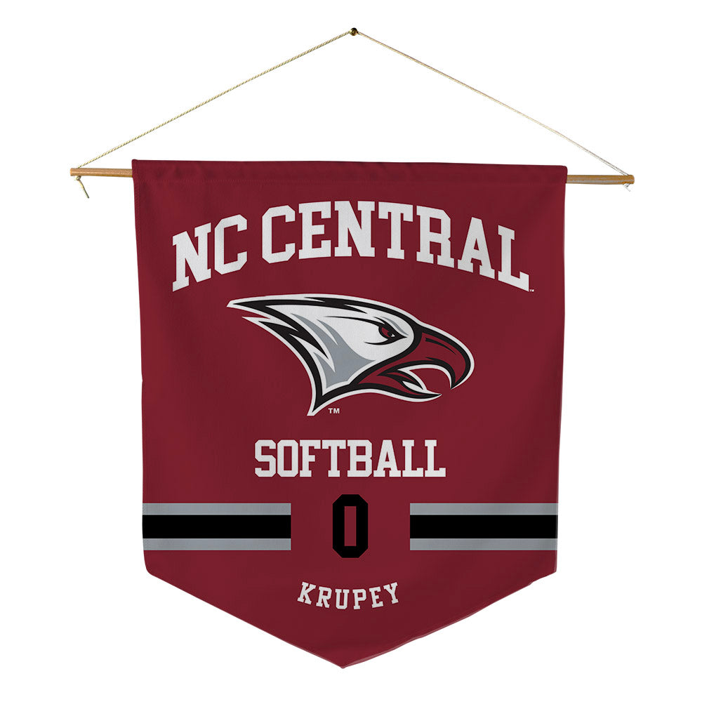 NCCU - NCAA Softball : Elana Krupey - Pennant - 18" x 21"-0