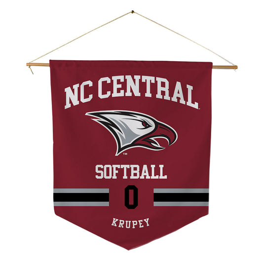 NCCU - NCAA Softball : Elana Krupey - Pennant - 18" x 21"-0