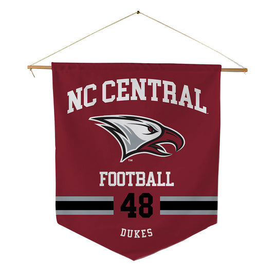 NCCU - NCAA Football : Jahzir Dukes - Pennant - 18" x 21"-0