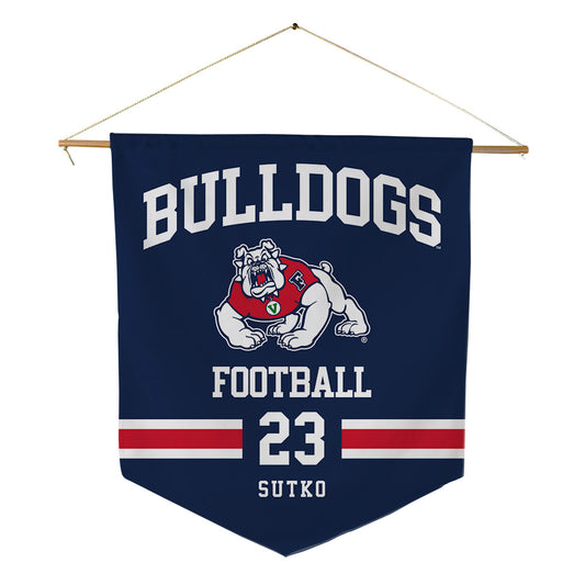 Fresno State - NCAA Football : Jaydon Sutko - Pennant - 18" x 21"-0
