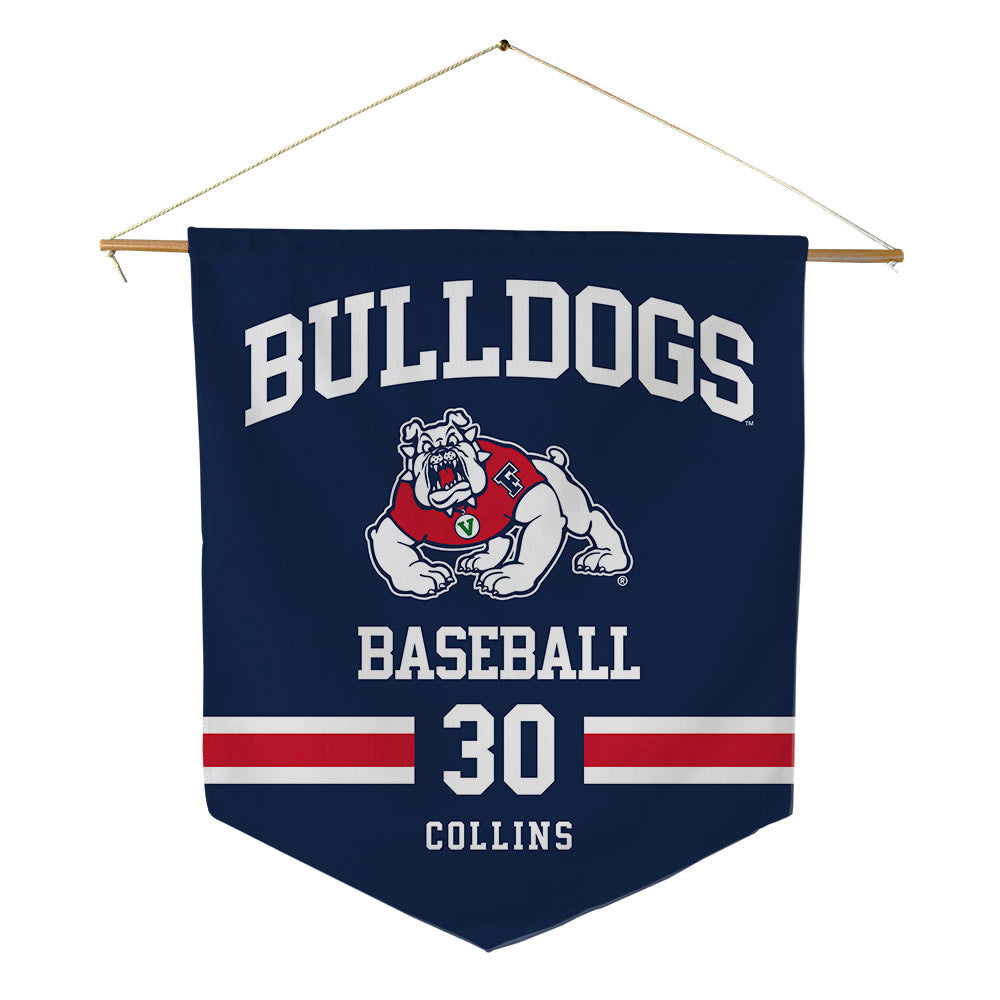 Fresno State - NCAA Baseball : Sky Collins - Pennant - 18" x 21"-0