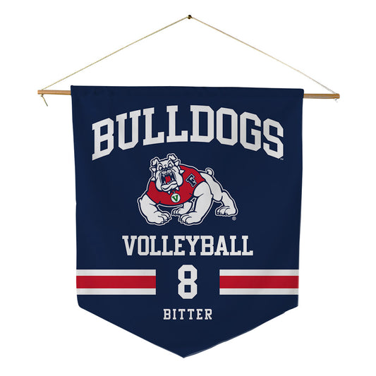 Fresno State - NCAA Women's Volleyball : Peyton Bitter - Pennant - 18" x 21"-0
