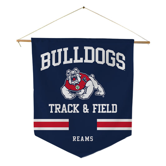 Fresno State - NCAA Men's Track & Field : Kamoni Reams - Pennant - 18" x 21"-0
