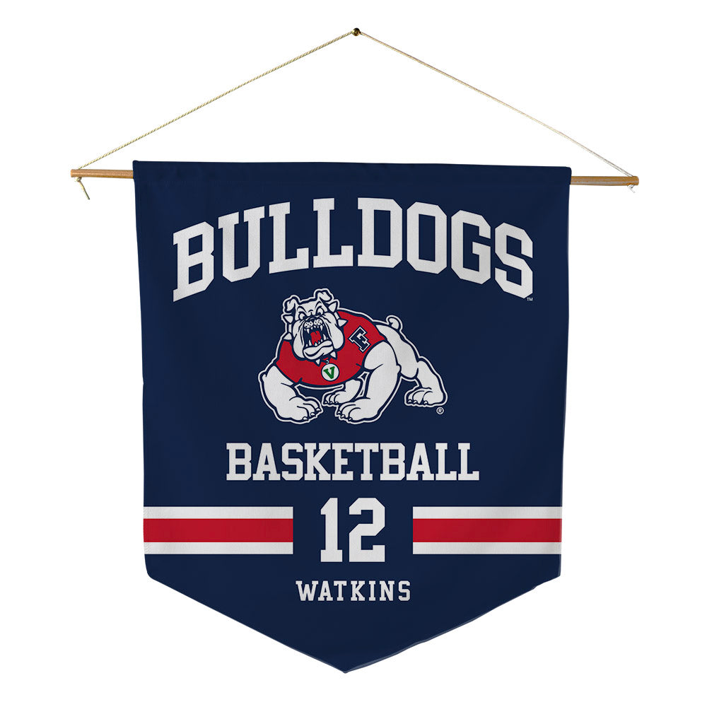 Fresno State - NCAA Women's Basketball : Avery Watkins - Pennant - 18" x 21"-0
