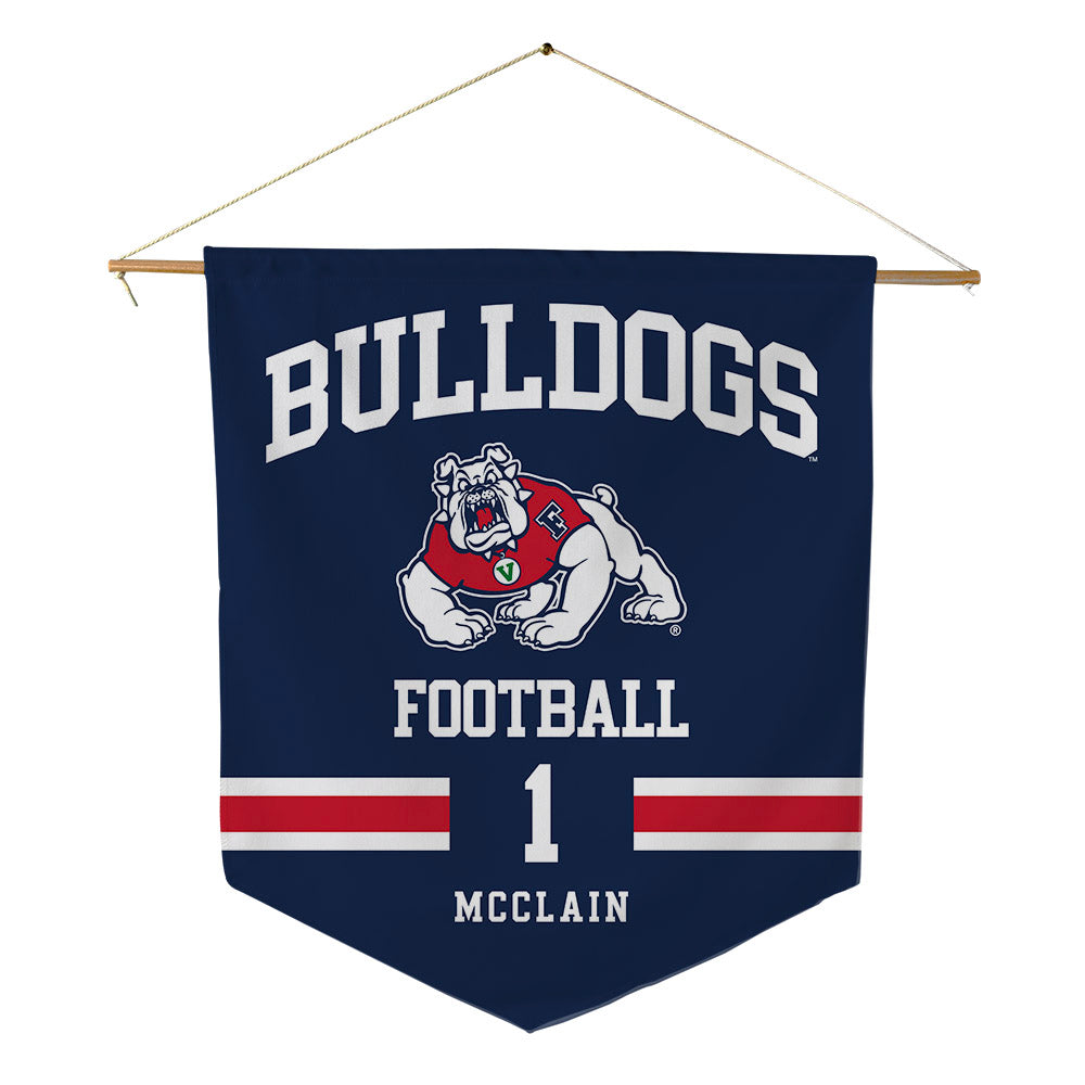 Fresno State - NCAA Football : Jahlil McClain - Pennant - 18" x 21"-0