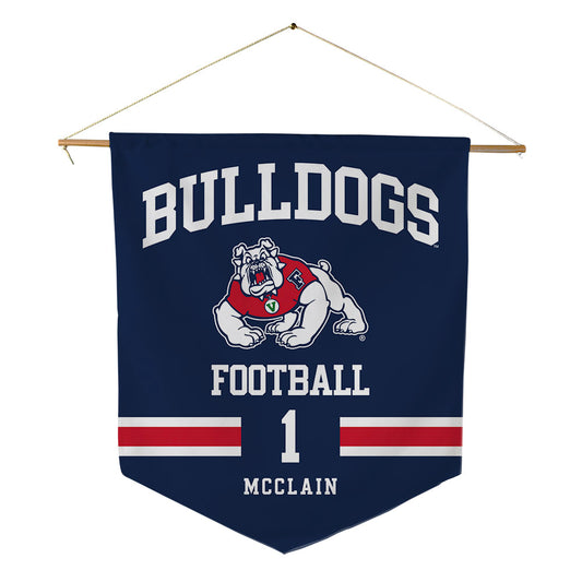 Fresno State - NCAA Football : Jahlil McClain - Pennant - 18" x 21"-0